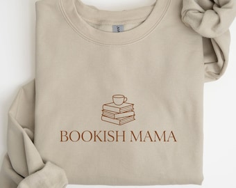 Bookish Mama Shirt, trendiges Mama Shirt, Mama Leben T-Shirt, übergroßes Grafik Mama T-Shirt, cooles Mama Club Shirt, Muttertagsgeschenk