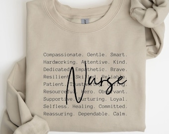 Krankenschwester Sweatshirt, Krankenschwester Shirt, ER Krankenschwester Shirt, RN Krankenschwester Shirt, Weihnachten Krankenschwester Sweatshirt,