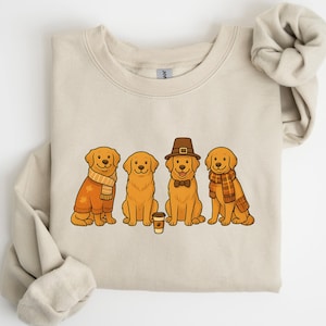 Thanksgiving Hunde Sweatshirt, Herbst Thanksgiving Shirts, Danksagung Saison, Thanksgiving Sweatshirts, Hundeliebhaber Thanksgiving Geschenke, Rundhalsausschnitt
