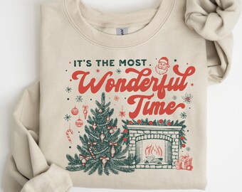 Weihnachtszeit Shirt, es ist die schönste Zeit Shirt, Weihnachtshemd, Vintage Weihnachtshemd, Retro Weihnachtst-Shirt