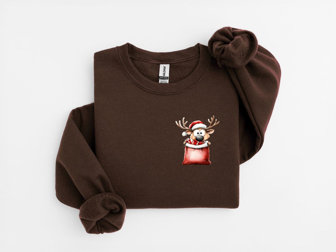 Pull De Noël En Laine Pour Femme – Sweat-shirt Chaud Et Pittoresque Pour Les Fêtes – Taille L – Rouge