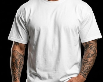 Blank Gildan Unisex Heavy Cotton T-Shirt,t shirt white 100%