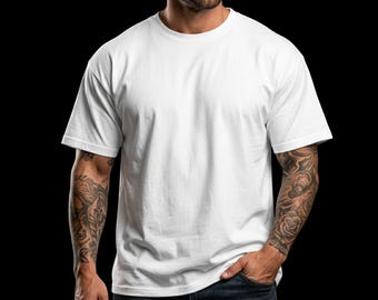 Blank Gildan Unisex Heavy Cotton T-Shirt,t shirt white 100%