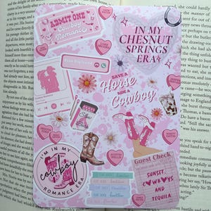Funda para Kindle de romance / Regalos para lectores / Amante de los libros / Pegatina / Booktok / Bookgirlie / Fantasía / Romance / Romantasía / Accesorio para Kindle Cowboys