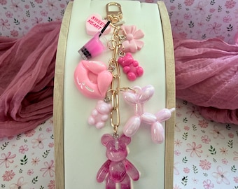 Portachiavi a forma di orsetto per Kindle, portachiavi fantasy per Kindle, accessorio per e-reader a tema libri, catenella per portachiavi Kindle, regali personalizzati a tema libri, portachiavi Kindle