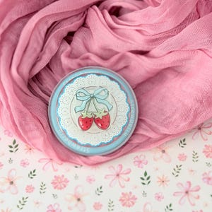 Romance Blue Cherry Kindle Grip, Kindle pop socket Bookish E-reader Accessory, Kindle Charm, Customized Bookish Gifts, Kindle Keychain