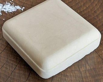 Creamy Face Cleanser Bar - Unscented, Dye Free, Naturally Derived Ingredients, PH Balanced