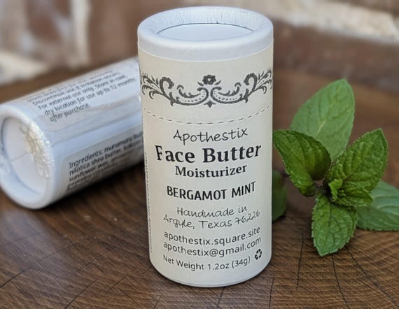 Face Moisturizer Solid Stick, Natural Anti-Aging & Blemish Balm, Eco-Friendly, Choose A Scent Or Unscented