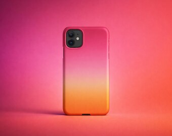 Lesbian iPhone Case - Subtle Sunset Flag Gradient Pride Phone Cover - Queer Gift