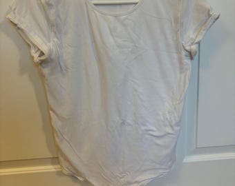 Abercrombie white bodysuit in size XL
