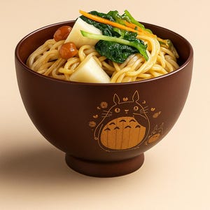 Set 4 Ciotole Ramen 1000 Ml - Con Cucchiaio E Bacchette
