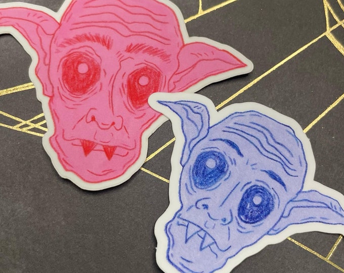 Vampire Sticker Set - Etsy