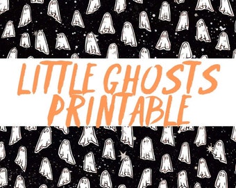 Little Ghosts Printable