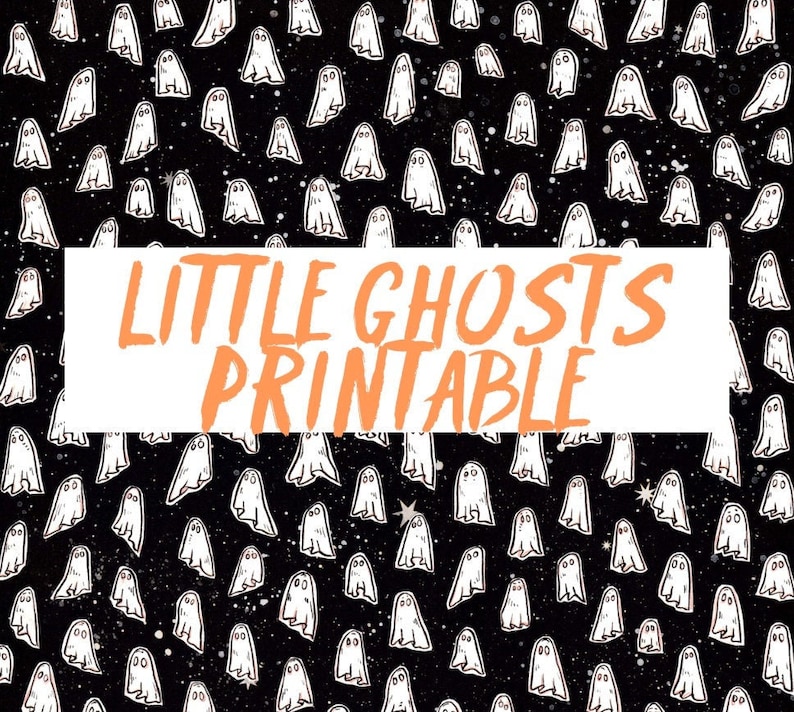 Little Ghosts Printable - Etsy