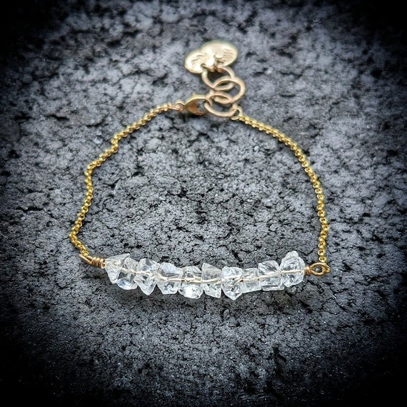 Raw quartz bracelet best sale