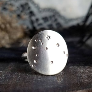 Constellation Ring | Zodiac Birth Sign Ring | Astronomy Star Ring | Sterling Silver or 14k Gold Filled
