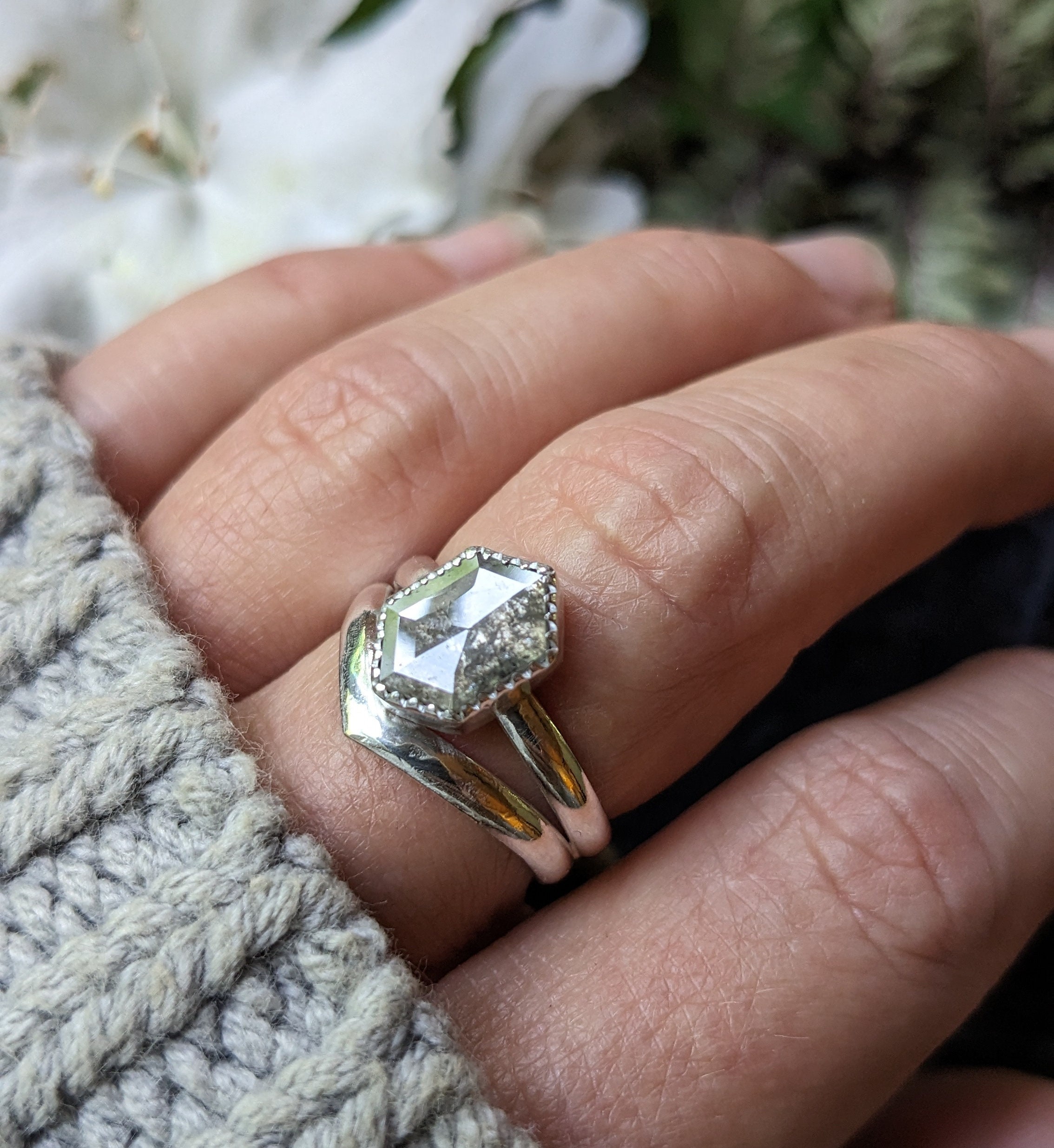 Men’s 14K Rose Gold Wedding Ring – 1/4ct Black Diamonds, Channel Set, Conflict-Free