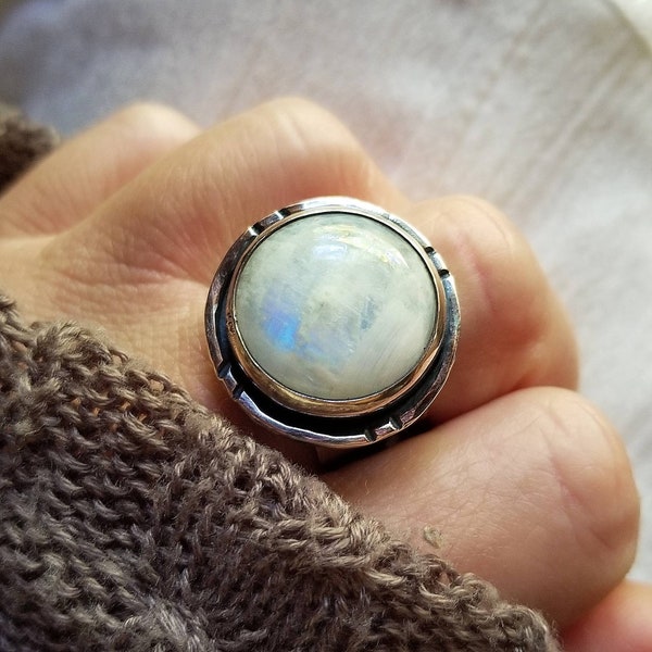 Moonstone Ring Etsy