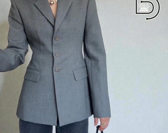Women’s Slim Fit Suit Blazer | Formal Tailored Jacket | Modern Chic Fashion Outerwear