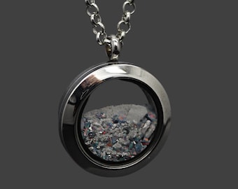Beerdigungsblumen, gepresste Blume, Getrocknete Blume, Sand Halskette, Verlust geliebter Menschen, konservierte Blume, Flasche Halskette, Haarschmuck