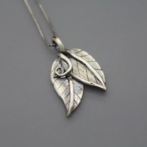 Sterling Silver Cremation Jewelry Necklace, Leaf Necklace, In Memory Of Dog Memorial Gift, Keepsake Jewelry, Cat Memorial Jewelry, Pet Loss
