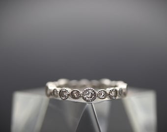 Cremation Ring Band, Eternity Band Ring, Cremation Rings for Women, Cremation Jewelry Ashes, Silver Cremation Jewelry, Urn Ring, Stacking