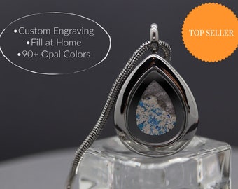 Shaker Locket, Cremation Locket for Ashes, Human Ash Keepsake, Necklace for Ashes, Cremation Jewelry Ashes, Urn Necklace, Loss of Loved One
