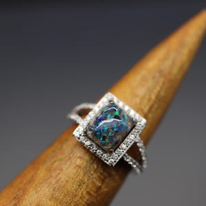 Cremation Ring Band, Cremation Rings for Women, Cremation Jewelry Ashes, Silver Cremation Jewelry, Urn Ring, Cremation Ring for Ashes, Loss image 2