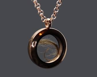 Mourning Jewelry, Mourning Hair, Hair Keepsake, Dog Hair Jewelry, Animal Fur Locket, Cat Hair Jewelry, Memorial Jewelry, Human Hair Ring
