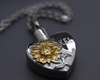 Medalhão para Cinzas de Cremação, Lembrança de Cinzas Humanas, Colar para Cinzas de Cremação, Joia para Cinzas de Cremação, Colar Urna, Perda de um Ente Querido, Faça Você Mesmo
