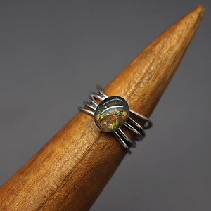Cremation Ring Band, Multi Band Rings, Cremation Jewelry Ashes, Silver Cremation Jewelry, Urn Ring, Cremation Ring for Ashes, Urn Jewelry image 5