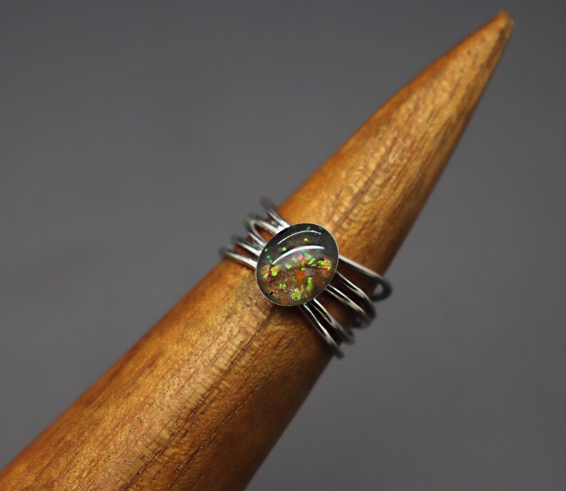 Cremation Ring Band, Multi Band Rings, Cremation Jewelry Ashes, Silver Cremation Jewelry, Urn Ring, Cremation Ring for Ashes, Urn Jewelry image 5