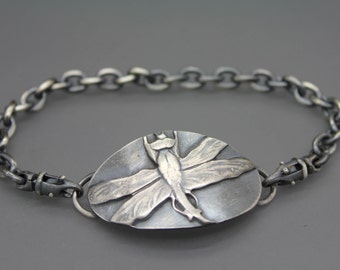 Dragonfly Bracelet, Dragonfly Necklace, Dragonfly Jewelry, Dragon Fly, Silver Dragonfly, Bug Jewelry, Bug Bracelet, Sterling Dragon
