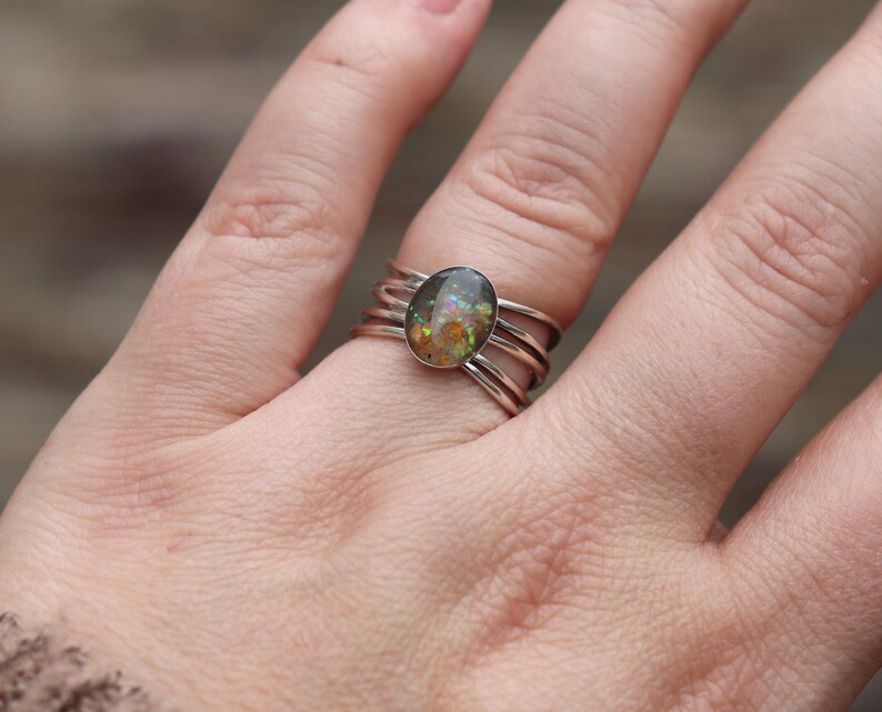 Cremation Ring Band, Multi Band Rings, Cremation Jewelry Ashes, Silver Cremation Jewelry, Urn Ring, Cremation Ring for Ashes, Urn Jewelry image 7