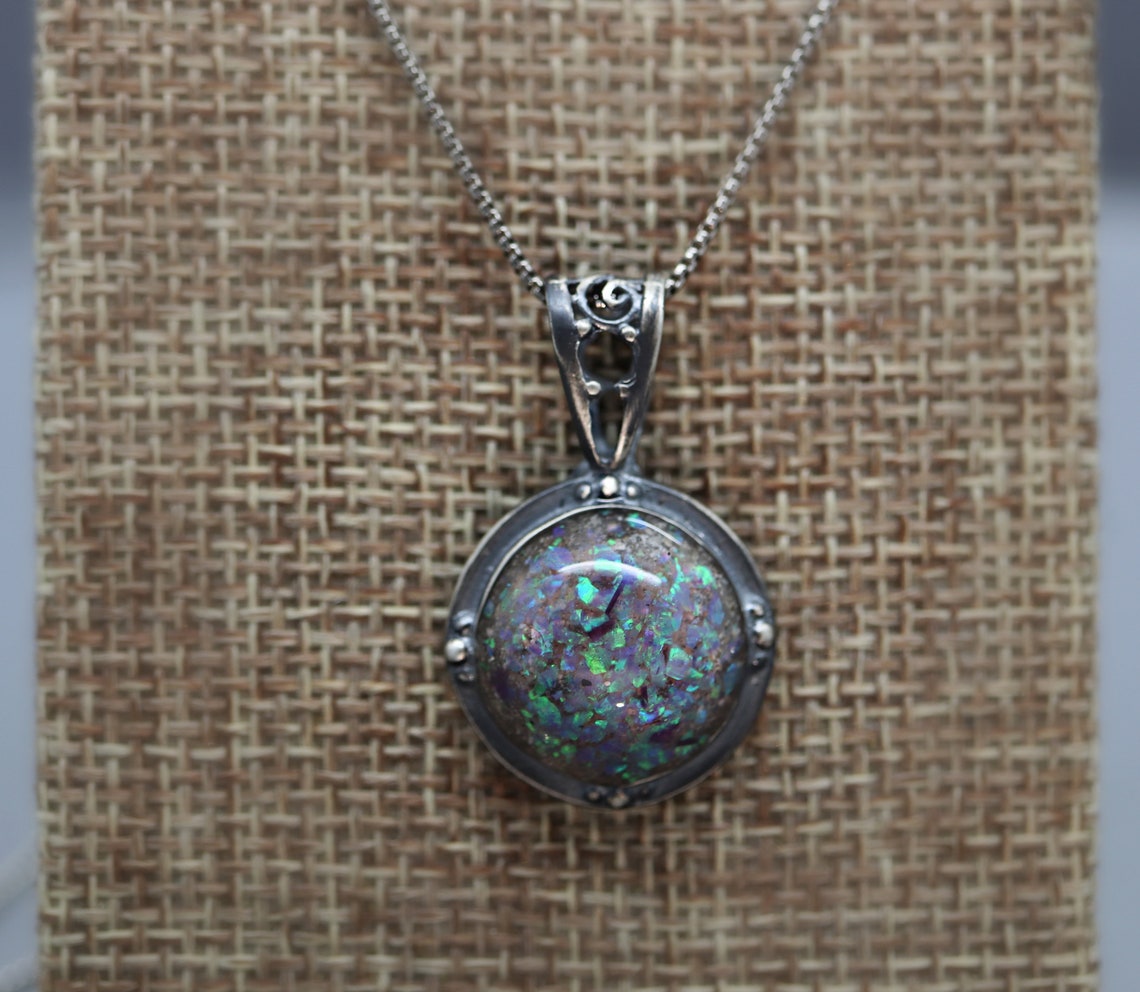 Ashes Necklace Cremation Jewelry Silver Ashes Pendant Etsy