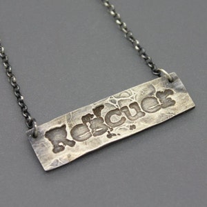 Retter-Halskette, Halskette aus Sterlingsilber, Geschenk für Rettungsmütter, Such- und Rettungsaktionen, Geschenk für Feuerwehrleute, Geschenk für Hundeliebhaberinnen, Beste