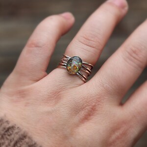 Cremation Ring Band, Multi Band Rings, Cremation Jewelry Ashes, Silver Cremation Jewelry, Urn Ring, Cremation Ring for Ashes, Urn Jewelry image 4