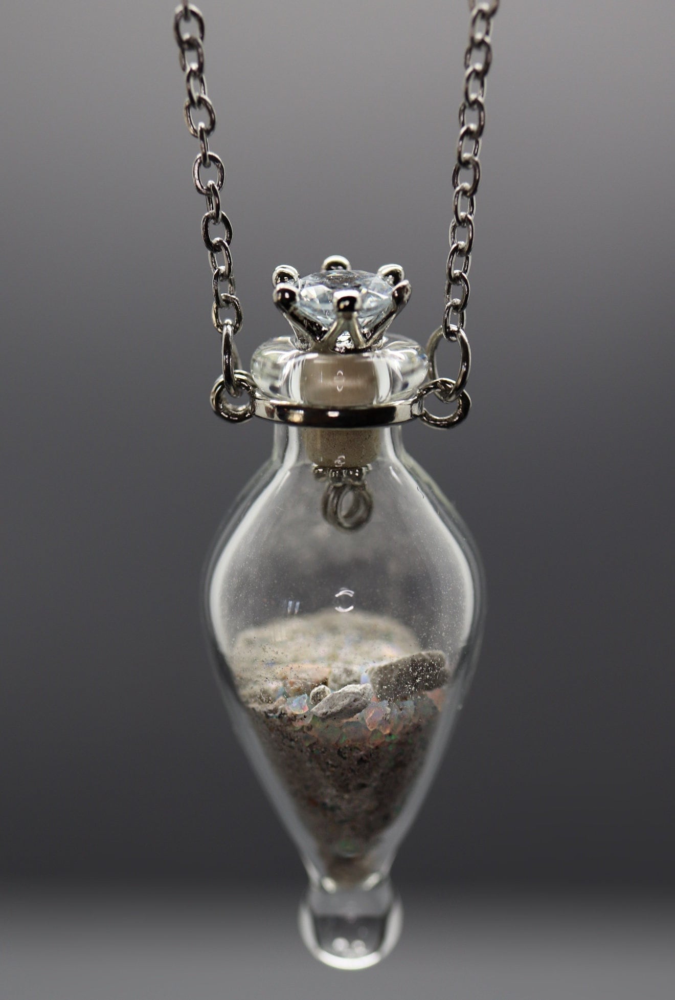 Collana Urna EUDORA Per Ceneri - Ciondolo A Sfera Apribile Con Catena 61cm, Per Ricordo Di Cani, Gatti E Umani - 4