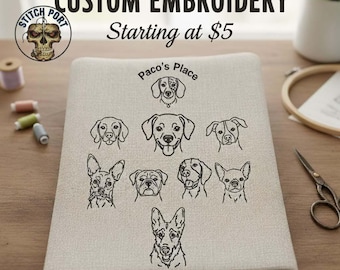 Custom Embroidery Digitizing – Convert Logo or Image into DST, Pes, Jef, Exp, Vp3 Files
