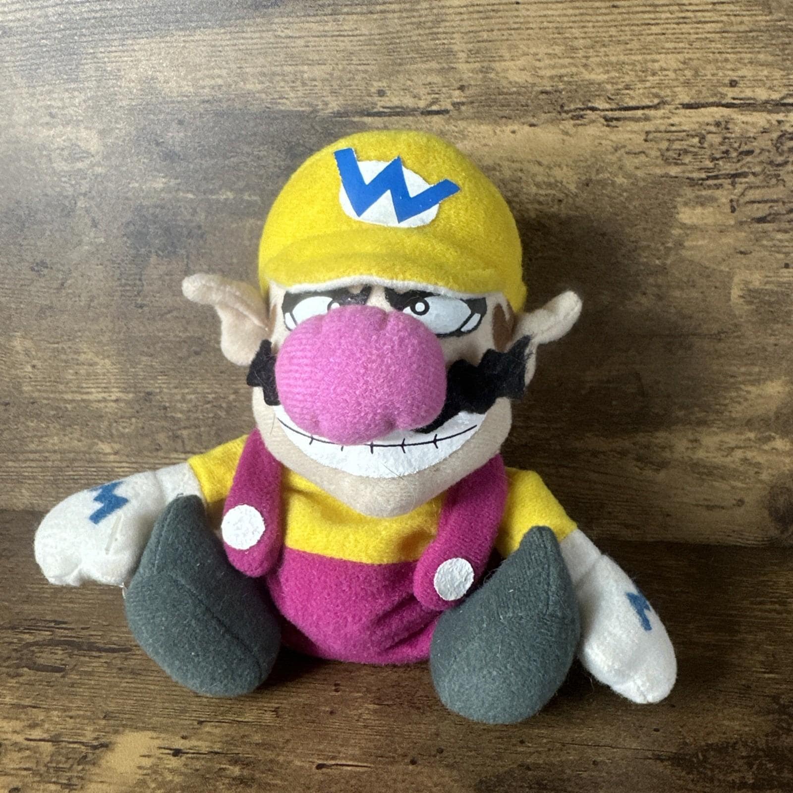 Nintendo64 Wario ワリオ ぬいぐるみ 1997年製 当時物 Vintage 1997 Wario Bean Bag Plush Doll 6