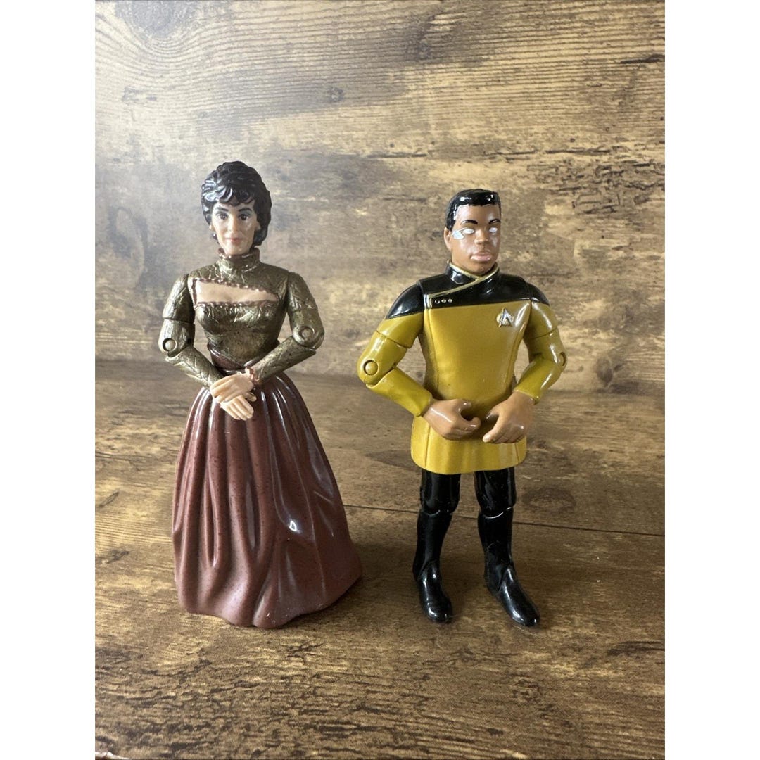 1993 Vintage Lwaxana Troi 5in Action Figure Bundle Star Trek the Next ...