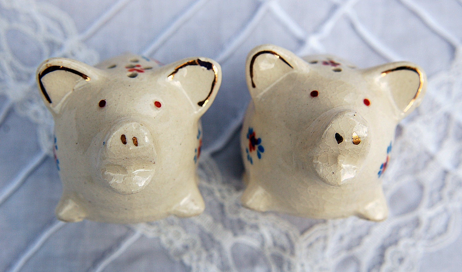 Pig Salt and Pepper Shakers Occupied Japan Etsy