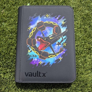 Rayquaza Custom Binder - Etsy Rayquaza Custom Binder - Etsy