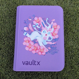 sylveon card binder Pokemon Top Loader New Made a lil Michi method