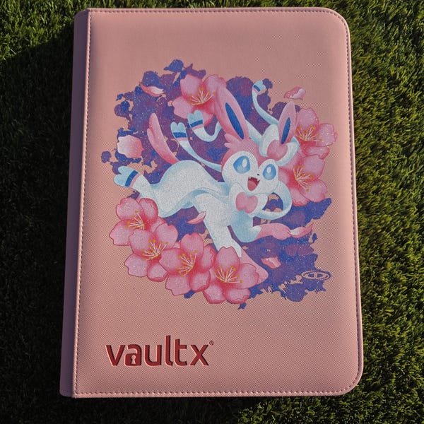 Vault X - Custom Glitter Sylveon 9 Pocket Card Binder