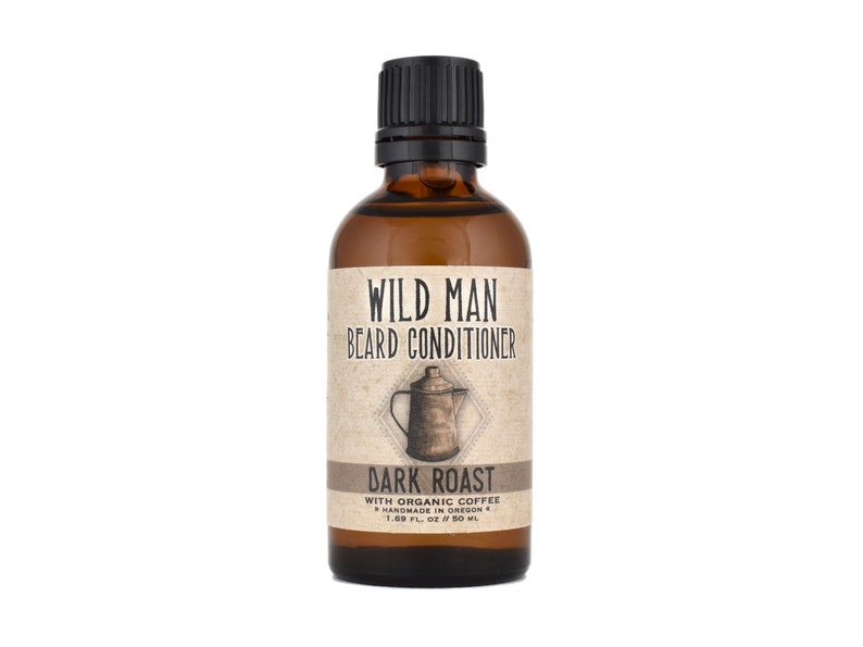 Wild Man Beard Oil Conditioner DARK ROAST 50ml // 1.69oz Etsy