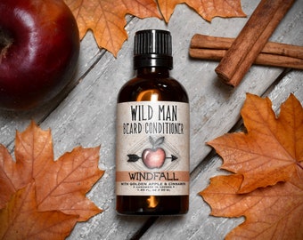 Wild Man Beard Oil Conditioner - WINDFALL -  50ml // 1.69oz