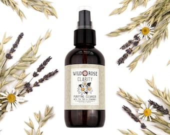 CLARITY Purifying Botanical Cleanser with Chamomile & Tea Tree - 120ml // 4oz