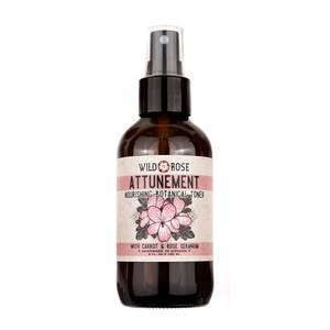 ATTUNEMENT Nourishing Facial Toner with Carrot & Rose Geranium 120ml // 4oz image 3