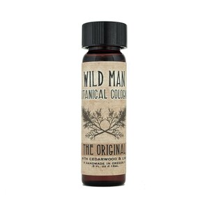 Natural Cologne Oil WILD MAN Unisex Essential Oil Perfume with Cedar and Lime 15ml // .5oz For Him image 2